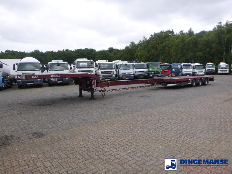 Nooteboom 3-axle semi-lowbed trailer extendable 14.5 m + ramps - عربة منخفضة مسطحة نصف مقطورة: صورة 1 Nooteboom 3-axle semi-lowbed trailer extendable 14.5 m + ramps - عربة منخفضة مسطحة نصف مقطورة: صورة 1