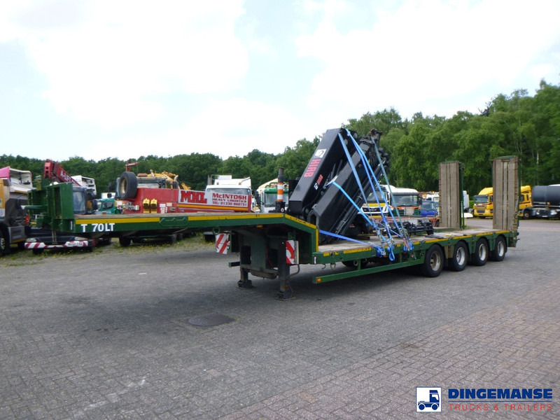 Nooteboom 4-axle lowbed trailer 73t OSD-73 - عربة منخفضة مسطحة نصف مقطورة: صورة 1 Nooteboom 4-axle lowbed trailer 73t OSD-73 - عربة منخفضة مسطحة نصف مقطورة: صورة 1