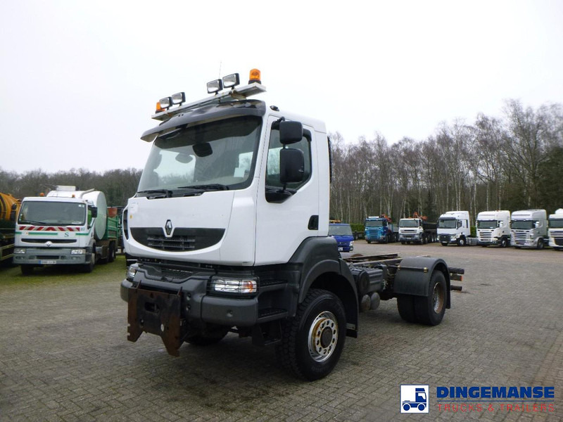 Renault Kerax 380 DXI 4x4 Euro 5 chassis + PTO - شاحنة هيكل كابينة: صورة 1 Renault Kerax 380 DXI 4x4 Euro 5 chassis + PTO - شاحنة هيكل كابينة: صورة 1