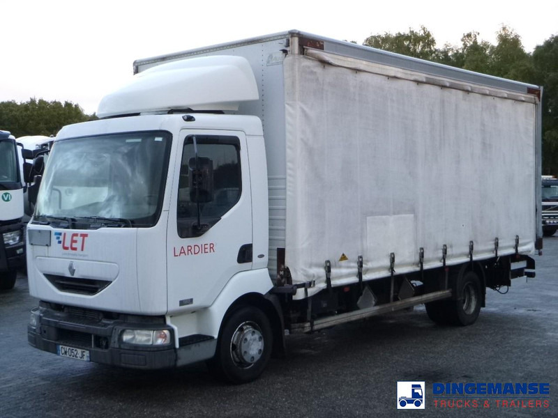 Renault Midlum 180 dci 4x2 curtain sider - شاحنة ستارة: صورة 1 Renault Midlum 180 dci 4x2 curtain sider - شاحنة ستارة: صورة 1