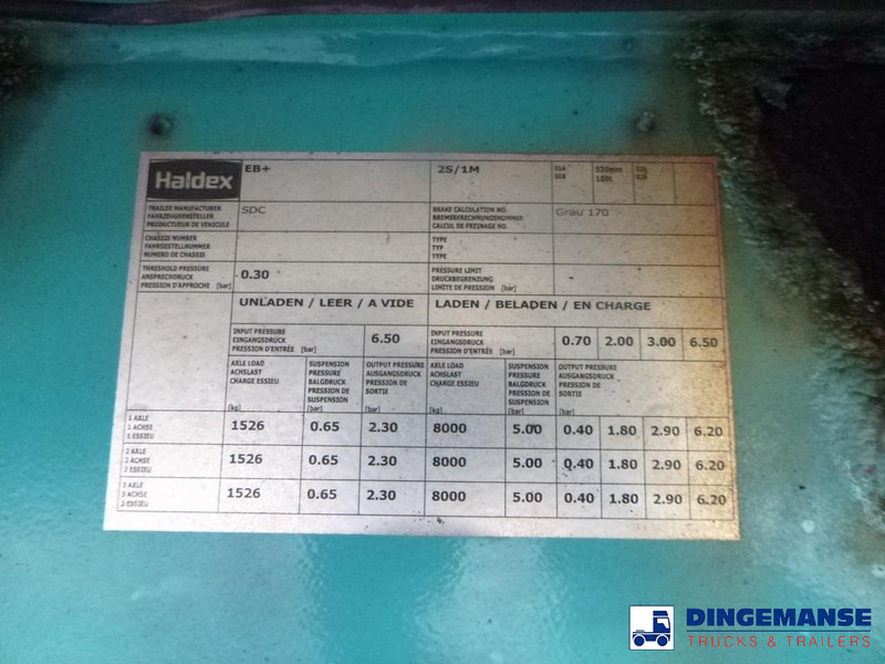 نصف مقطورة مسطحة SDC Stack - 3 x platform trailer 13.6 m / 39 t: صورة 10 نصف مقطورة مسطحة SDC Stack - 3 x platform trailer 13.6 m / 39 t: صورة 10