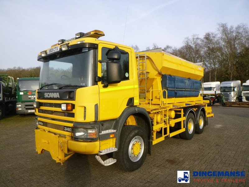 Scania P114-340 CB 6X6 RHD gritter / snow plough - جرافة ثلج: صورة 1 Scania P114-340 CB 6X6 RHD gritter / snow plough - جرافة ثلج: صورة 1