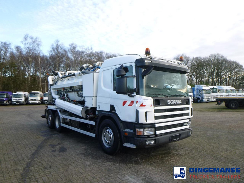 Scania P124-420 6x2 vacuum tank 10.5 m3 - شاحنة الشفط: صورة 2 Scania P124-420 6x2 vacuum tank 10.5 m3 - شاحنة الشفط: صورة 2