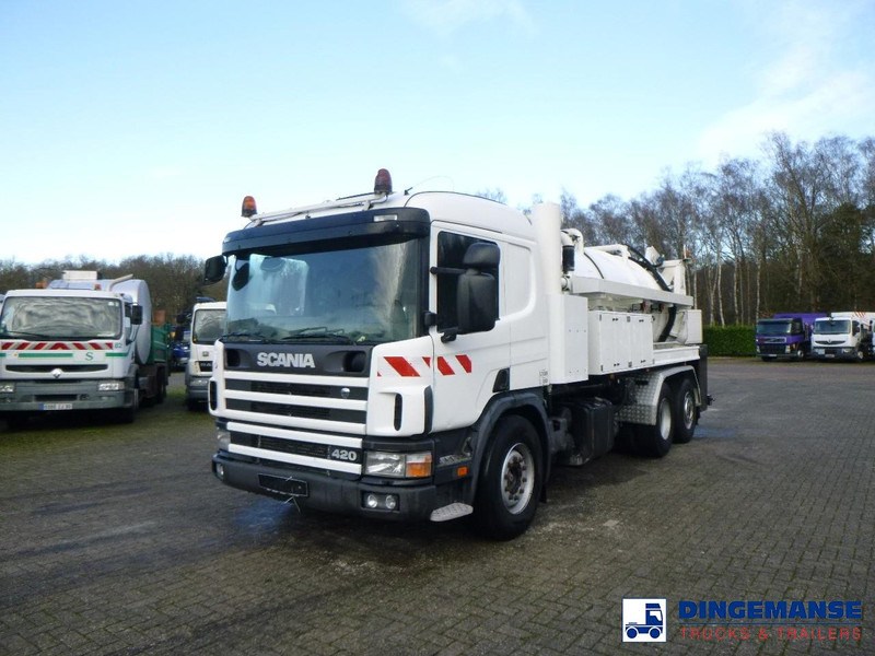 Scania P124-420 6x2 vacuum tank 10.5 m3 - شاحنة الشفط: صورة 1 Scania P124-420 6x2 vacuum tank 10.5 m3 - شاحنة الشفط: صورة 1