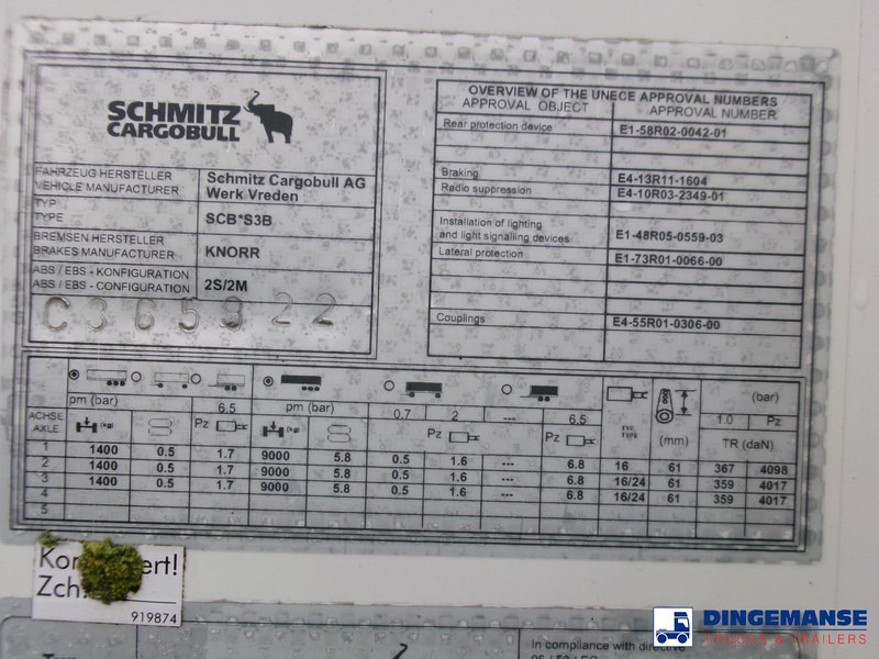 Schmitz Cargobull Frigo trailer + Carrier Vector 1350 Schmitz Cargobull Frigo trailer + Carrier Vector 1350: صورة 15 Schmitz Cargobull Frigo trailer + Carrier Vector 1350 Schmitz Cargobull Frigo trailer + Carrier Vector 1350: صورة 15