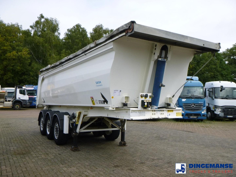 Stas Tipper trailer alu 25.5 m3 + tarpaulin - قلابة نصف مقطورة نصف مقطورة قلابة: صورة 2 Stas Tipper trailer alu 25.5 m3 + tarpaulin - قلابة نصف مقطورة نصف مقطورة قلابة: صورة 2
