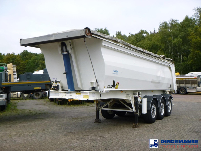 Stas Tipper trailer alu 25.5 m3 + tarpaulin - قلابة نصف مقطورة نصف مقطورة قلابة: صورة 1 Stas Tipper trailer alu 25.5 m3 + tarpaulin - قلابة نصف مقطورة نصف مقطورة قلابة: صورة 1