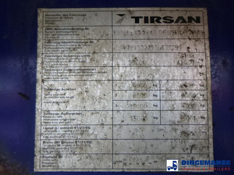 Tirsan 3 axle Platform trailer - نصف مقطورة مسطحة: صورة 5 Tirsan 3 axle Platform trailer - نصف مقطورة مسطحة: صورة 5