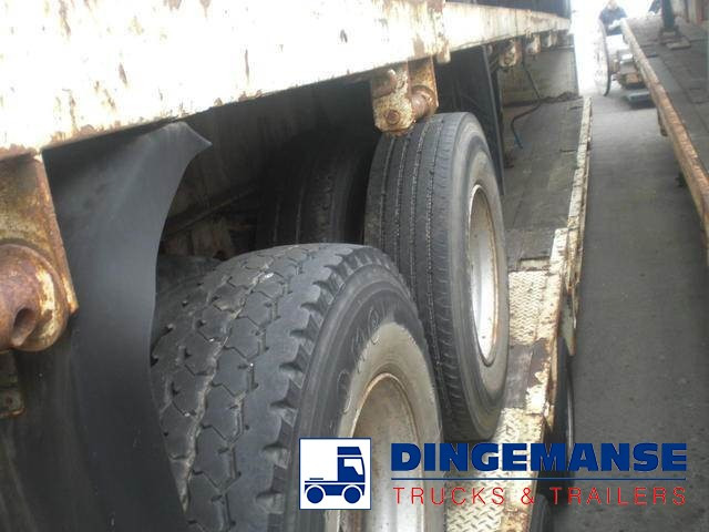 عربة منخفضة مسطحة نصف مقطورة Traylona 2-axle platform trailer 39000KG / Extendable 19M: صورة 6