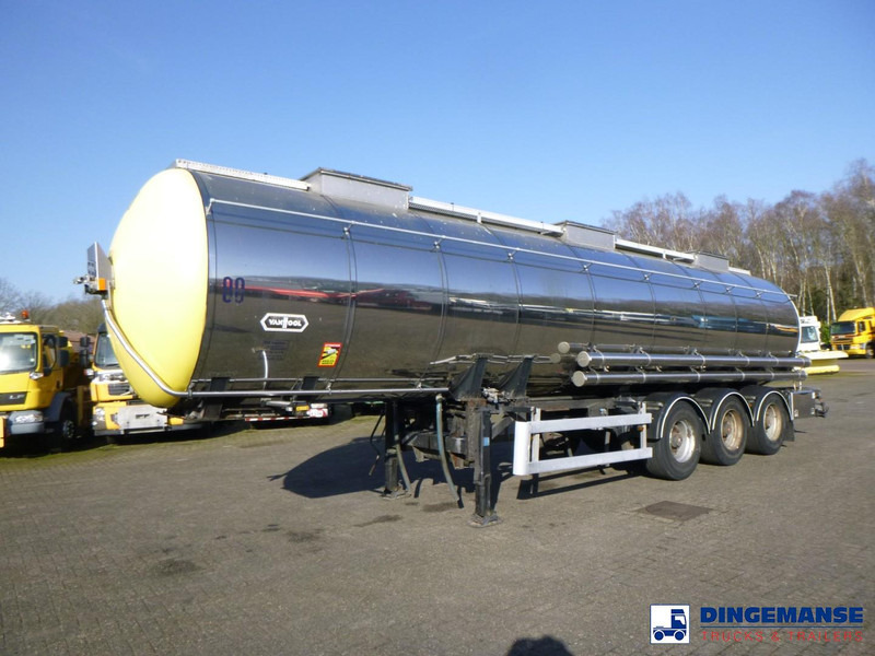 Van Hool Chemical tank inox 30 m3 / 1 comp - نصف مقطورة صهريج: صورة 1 Van Hool Chemical tank inox 30 m3 / 1 comp - نصف مقطورة صهريج: صورة 1