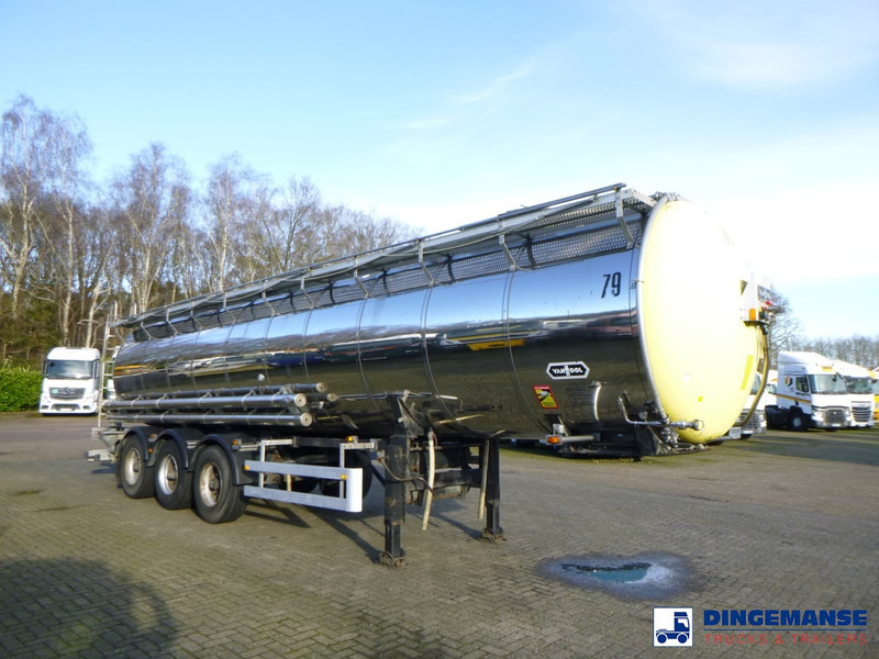 Van Hool Chemical tank inox 30 m3 / 1 comp - مقطورة صهريج: صورة 2 Van Hool Chemical tank inox 30 m3 / 1 comp - مقطورة صهريج: صورة 2