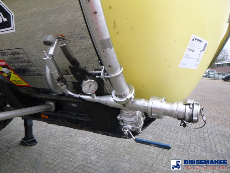 نصف مقطورة صهريج Van Hool Chemical tank inox 30 m3 / 1 comp: صورة 12