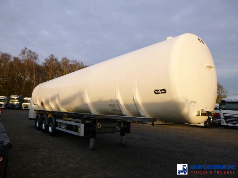 Van Hool Cryogenic tank inox 58.6 m3 / 1 comp / R10,4BN (methane/argon/nitrogen) - نصف مقطورة صهريج: صورة 2 Van Hool Cryogenic tank inox 58.6 m3 / 1 comp / R10,4BN (methane/argon/nitrogen) - نصف مقطورة صهريج: صورة 2