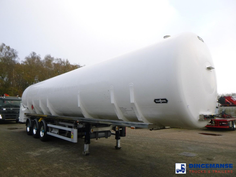 Van Hool Cryogenic tank inox 58.6 m3 / 1 comp / R10,4BN (methane/argon/nitrogen) - نصف مقطورة صهريج: صورة 2 Van Hool Cryogenic tank inox 58.6 m3 / 1 comp / R10,4BN (methane/argon/nitrogen) - نصف مقطورة صهريج: صورة 2