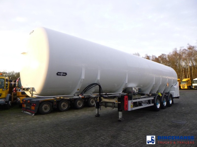 Van Hool Cryogenic tank inox 58.6 m3 / 1 comp / R10,4BN (methane/argon/nitrogen) - نصف مقطورة صهريج: صورة 1 Van Hool Cryogenic tank inox 58.6 m3 / 1 comp / R10,4BN (methane/argon/nitrogen) - نصف مقطورة صهريج: صورة 1
