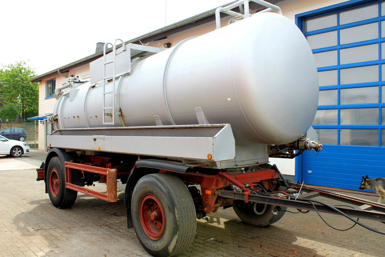 2-Achs Haller 12m³ Saug u. Druck Anhänger Ex-ADR - مقطورة صهريج: صورة 1 2-Achs Haller 12m³ Saug u. Druck Anhänger Ex-ADR - مقطورة صهريج: صورة 1