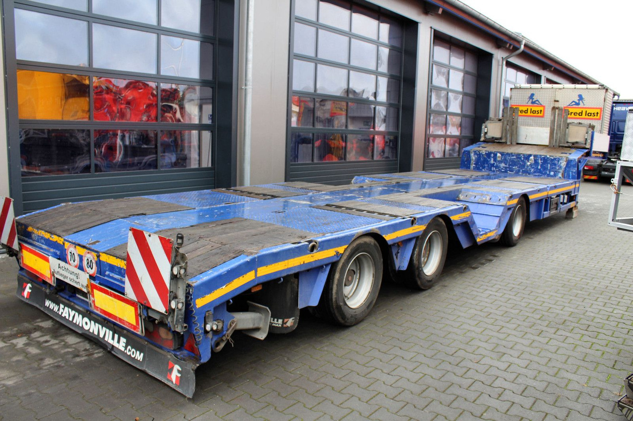 Faymonville 3-Achs Multimax F-S43-1AAF teleskop Radmulde - عربة منخفضة مسطحة نصف مقطورة: صورة 1 Faymonville 3-Achs Multimax F-S43-1AAF teleskop Radmulde - عربة منخفضة مسطحة نصف مقطورة: صورة 1