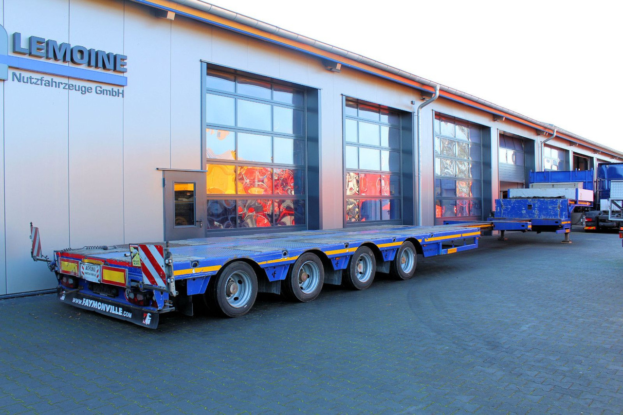 Faymonville 4-Achs Multimax STN-4AX teleskopierbar+Lenkachse - عربة منخفضة مسطحة نصف مقطورة: صورة 3 Faymonville 4-Achs Multimax STN-4AX teleskopierbar+Lenkachse - عربة منخفضة مسطحة نصف مقطورة: صورة 3