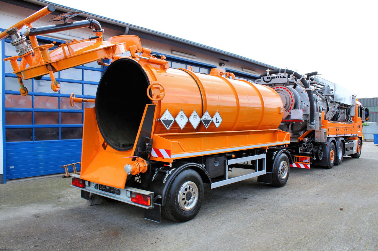 Kutschke / Kroll 10m³ Saug u.Druck ADR INOX - مقطورة صهريج: صورة 1 Kutschke / Kroll 10m³ Saug u.Druck ADR INOX - مقطورة صهريج: صورة 1
