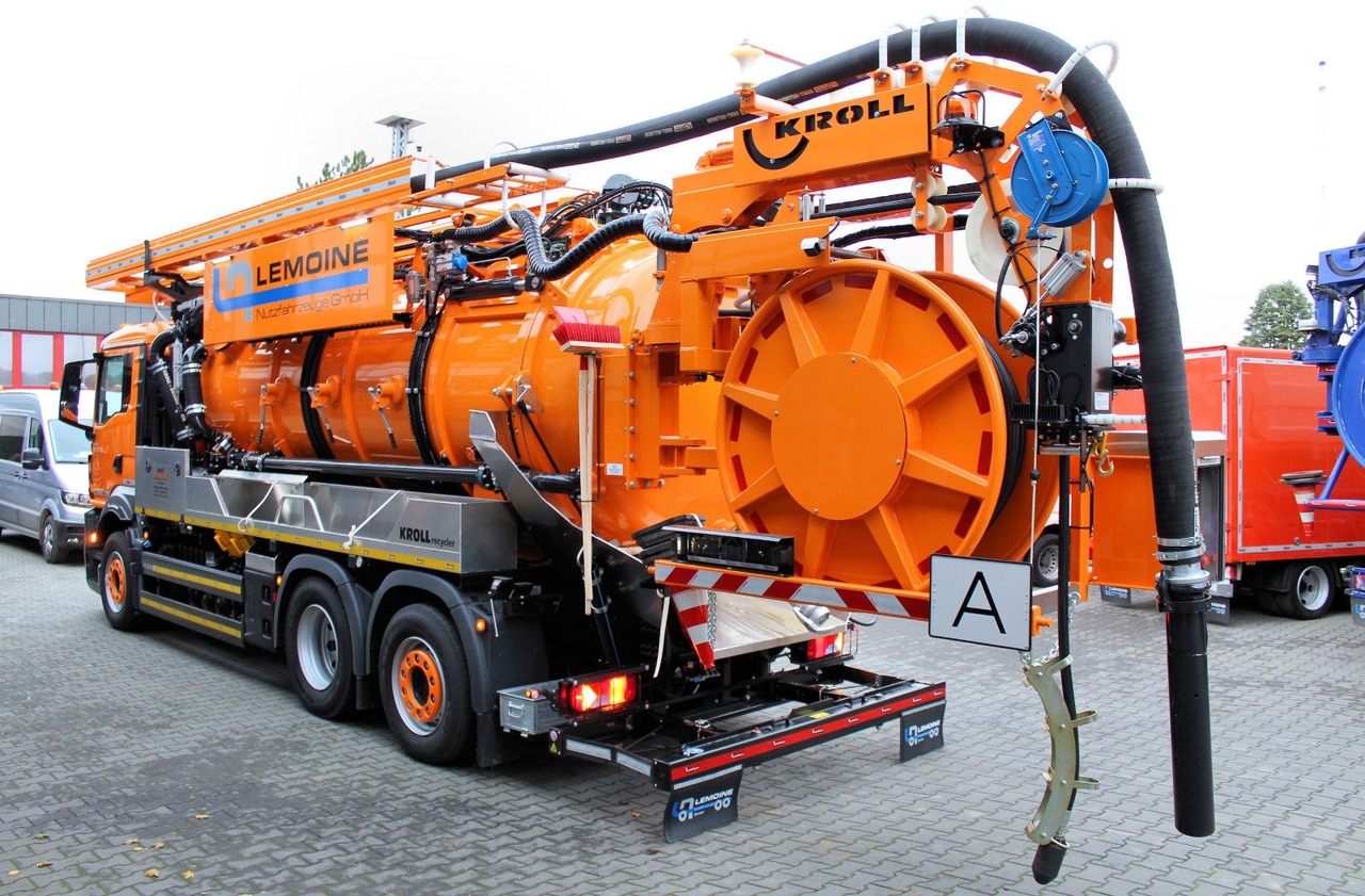 شاحنة الشفط MAN TGS 26.480 6x2 Kroll 13m³ WRG Wasserrückgewinner: صورة 6 شاحنة الشفط MAN TGS 26.480 6x2 Kroll 13m³ WRG Wasserrückgewinner: صورة 6