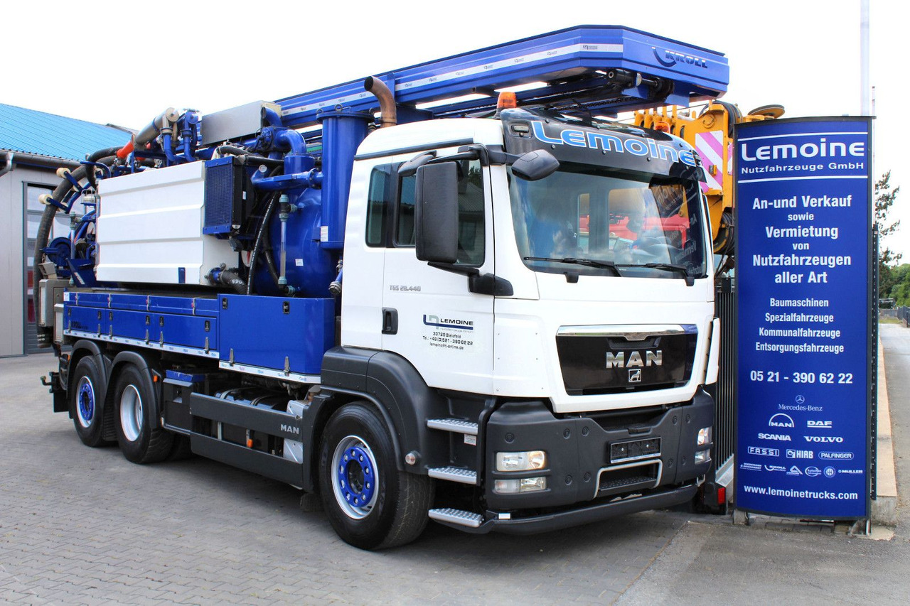 MAN TGS 28.440 6x2 Kroll 14,5m³ W-Rückgewinner KOMBI - شاحنة الشفط: صورة 1 MAN TGS 28.440 6x2 Kroll 14,5m³ W-Rückgewinner KOMBI - شاحنة الشفط: صورة 1