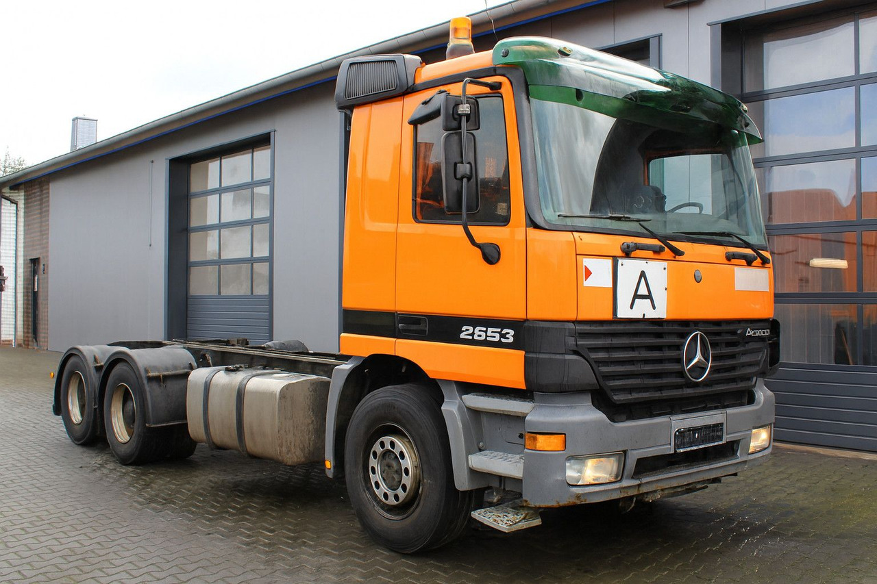 Mercedes-Benz Actros 2653 V8 6x4 Blatt-Luft EPS *clutch* - شاحنة هيكل كابينة: صورة 1 Mercedes-Benz Actros 2653 V8 6x4 Blatt-Luft EPS *clutch* - شاحنة هيكل كابينة: صورة 1