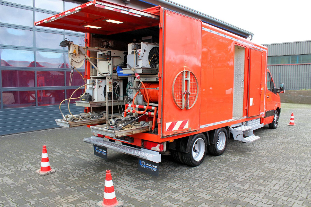 Mercedes-Benz Sprinter 719 V6 CDI 2m³HD-Spül+IBAK TV-Kanal 3D - شاحنة الشفط: صورة 1 Mercedes-Benz Sprinter 719 V6 CDI 2m³HD-Spül+IBAK TV-Kanal 3D - شاحنة الشفط: صورة 1