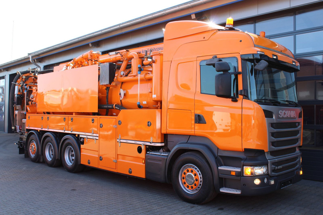 Scania R450 8x4 Kroll 19m³ Wasserrückgewinner Kombi-HD - شاحنة الشفط: صورة 2 Scania R450 8x4 Kroll 19m³ Wasserrückgewinner Kombi-HD - شاحنة الشفط: صورة 2
