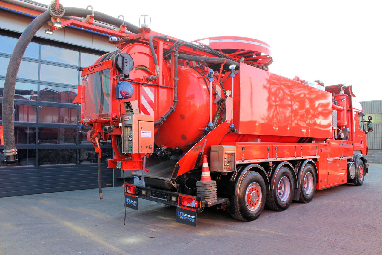 شاحنة الشفط Scania R560 V8 8x4 Kroll 20m³ WRG 2x HD-Pumpe 620 Liter: صورة 7