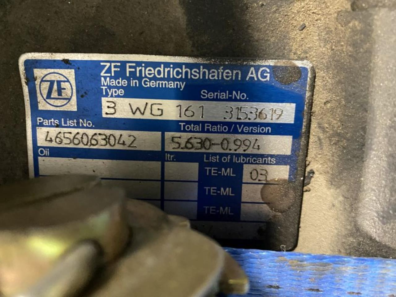 ZF 3WG161 - نقل الحركة - معدات المناولة: صورة 5 ZF 3WG161 - نقل الحركة - معدات المناولة: صورة 5