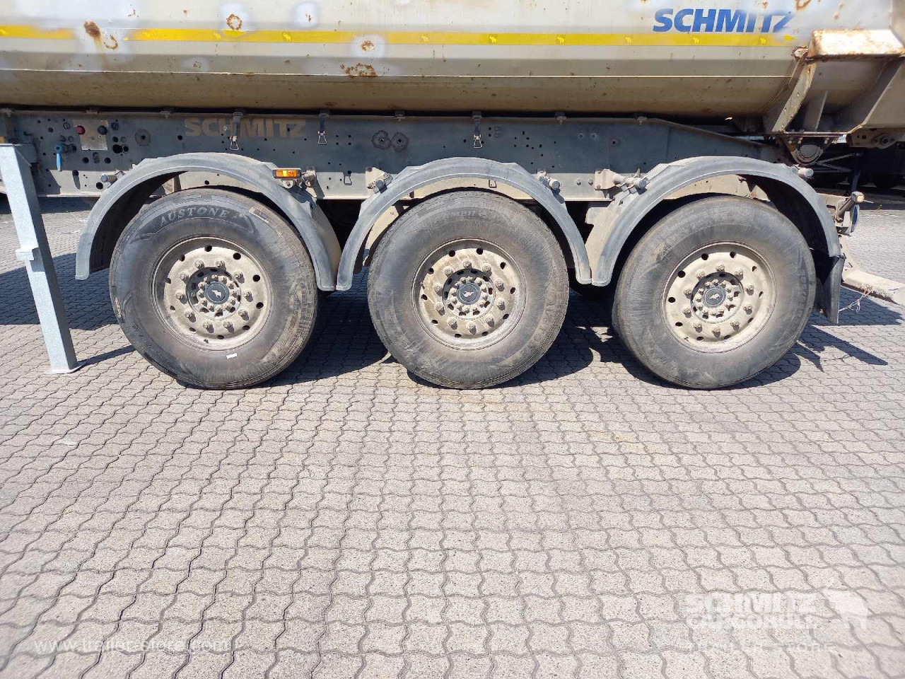 SCHMITZ Auflieger Kipper Stahlrundmulde 25m³ - قلابة نصف مقطورة نصف مقطورة قلابة: صورة 2 SCHMITZ Auflieger Kipper Stahlrundmulde 25m³ - قلابة نصف مقطورة نصف مقطورة قلابة: صورة 2