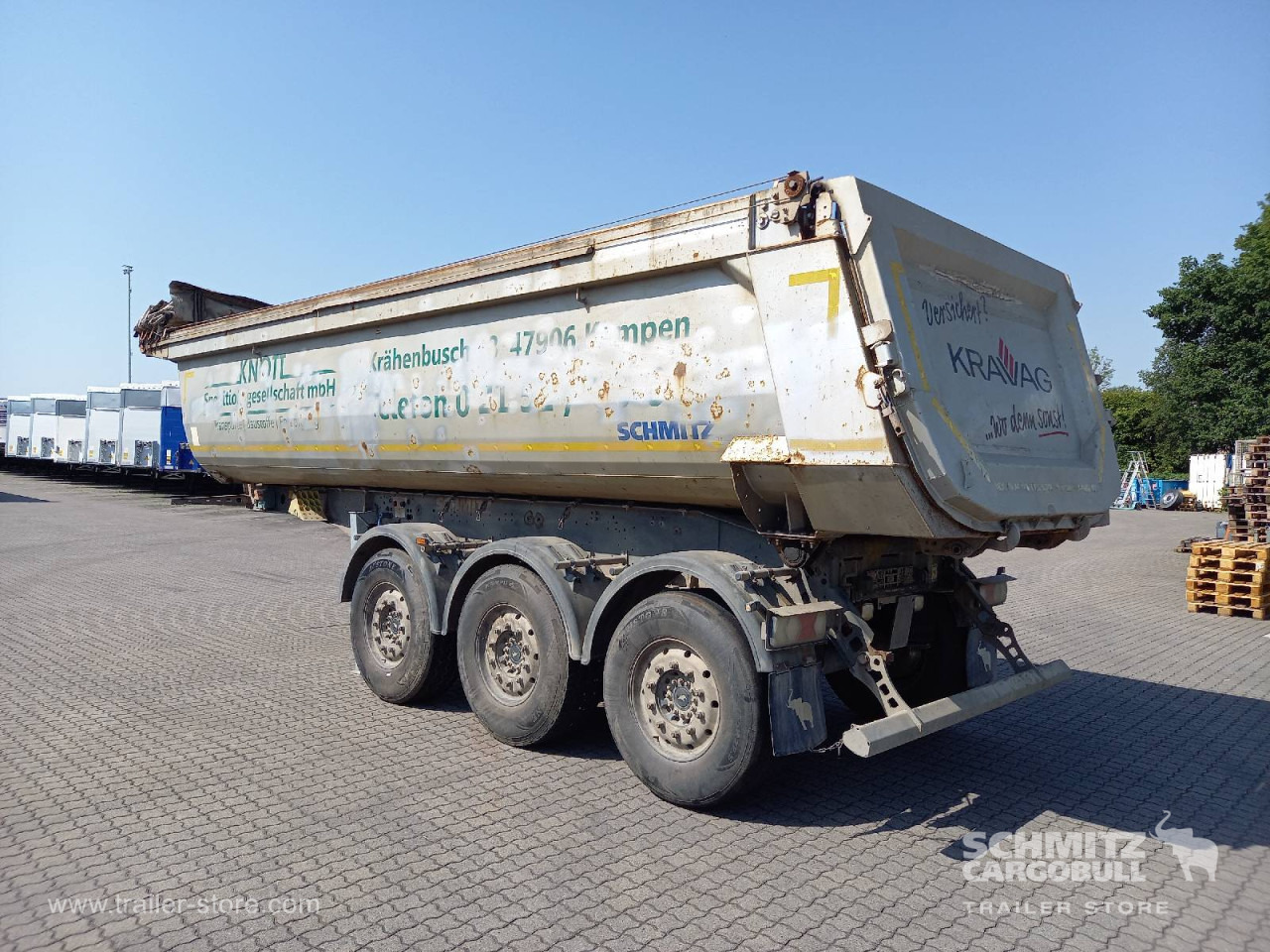 SCHMITZ Auflieger Kipper Stahlrundmulde 25m³ - قلابة نصف مقطورة نصف مقطورة قلابة: صورة 5 SCHMITZ Auflieger Kipper Stahlrundmulde 25m³ - قلابة نصف مقطورة نصف مقطورة قلابة: صورة 5