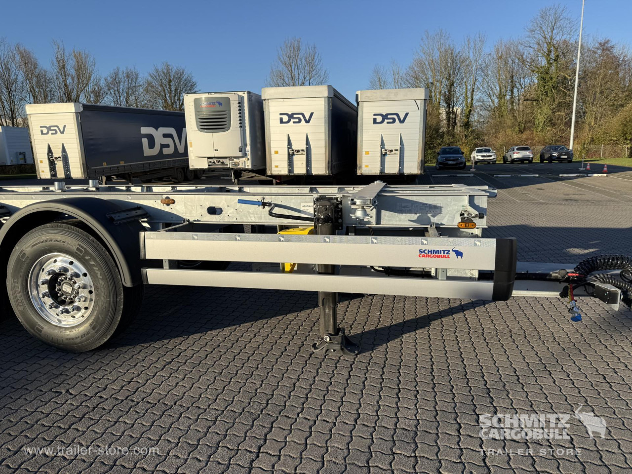 SCHMITZ Zentralachsanhänger Wechselfahrgestell Standard - مقطورة نقل الحاويات: صورة 3 SCHMITZ Zentralachsanhänger Wechselfahrgestell Standard - مقطورة نقل الحاويات: صورة 3