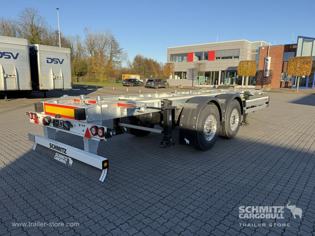 SCHMITZ Zentralachsanhänger Wechselfahrgestell Standard - مقطورة نقل الحاويات: صورة 1 SCHMITZ Zentralachsanhänger Wechselfahrgestell Standard - مقطورة نقل الحاويات: صورة 1