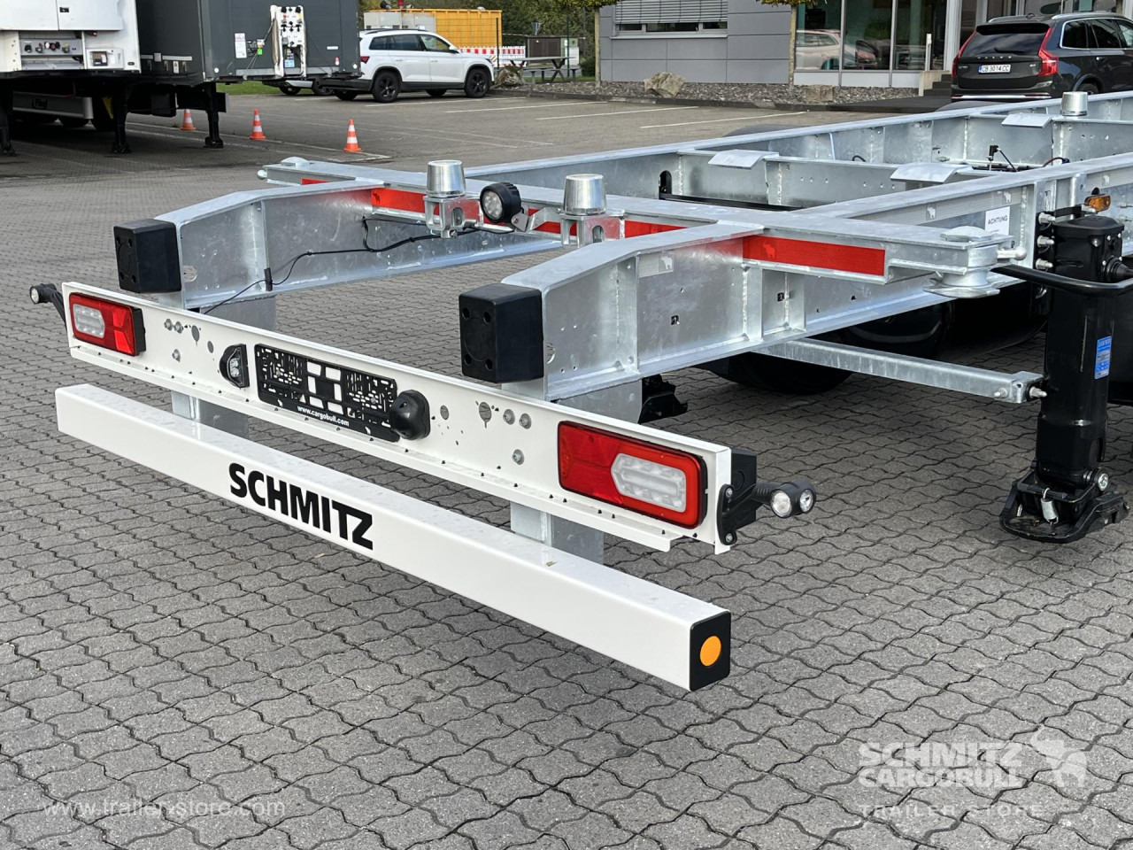 SCHMITZ Zentralachsanhänger Wechselfahrgestell - مقطورة نقل الحاويات: صورة 3 SCHMITZ Zentralachsanhänger Wechselfahrgestell - مقطورة نقل الحاويات: صورة 3