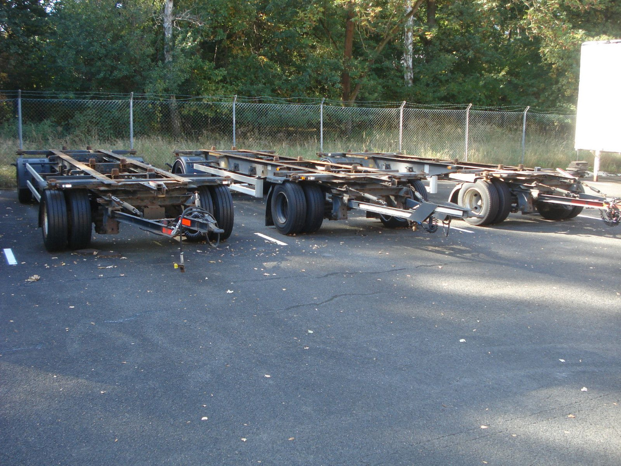 Krone AZ 18 A Drehschemel Zwillingsbereift! - مقطورة نقل الحاويات: صورة 1 Krone AZ 18 A Drehschemel Zwillingsbereift! - مقطورة نقل الحاويات: صورة 1