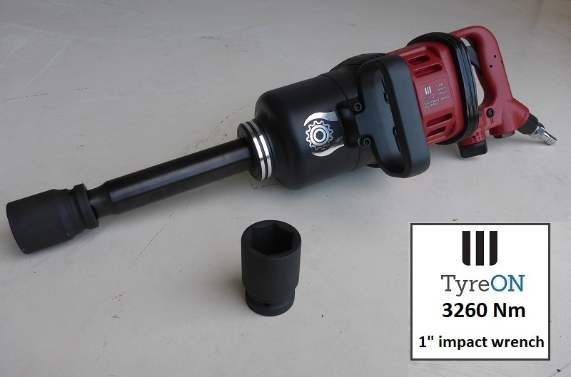 AIW3260 Nm 1 Inch impact wrench with long shaft - معدات الورش: صورة 1 AIW3260 Nm 1 Inch impact wrench with long shaft - معدات الورش: صورة 1