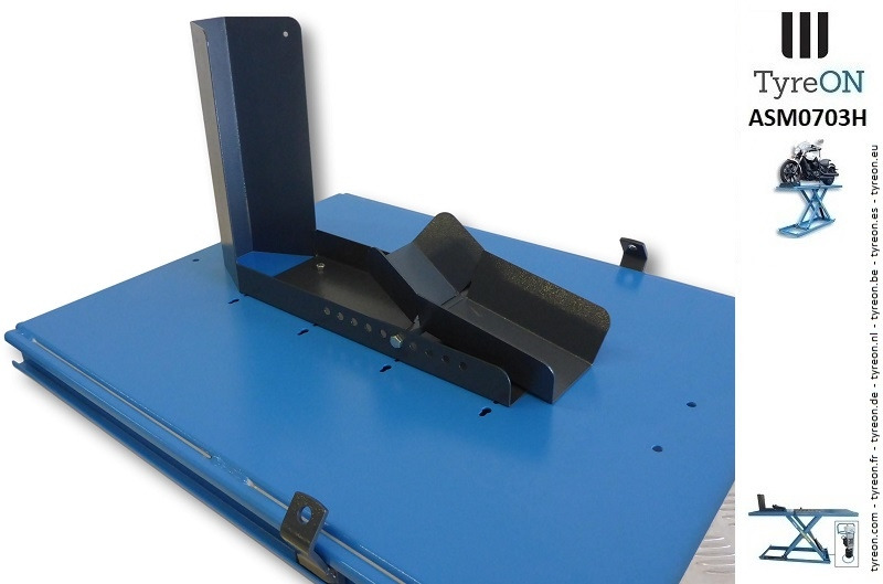 ASM0703H motorcycle lifting table with front wheel chock - معدات الورش: صورة 2 ASM0703H motorcycle lifting table with front wheel chock - معدات الورش: صورة 2