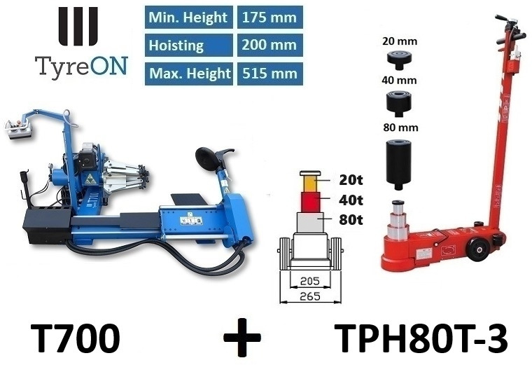 T700 + TPH80T-3 - معدات الورش: صورة 1 T700 + TPH80T-3 - معدات الورش: صورة 1