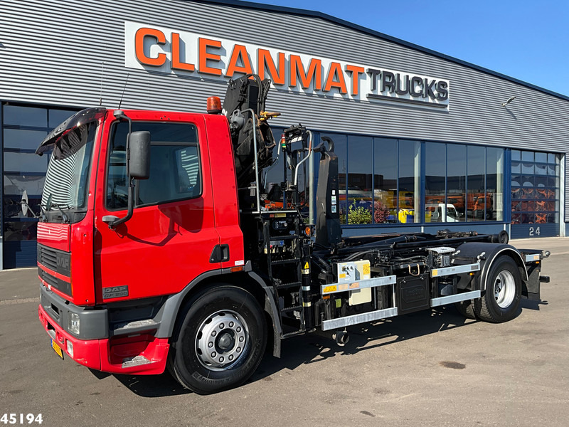 شاحنة ذات خطاف, شاحنة كرين DAF FA 75.290 ATI Hiab 11 Tonmeter laadkraan Just 84.508 km!: صورة 6