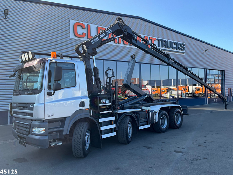 DAF FAD 85 CF 460 8x4 Hiab 16 Tonmeter laadkraan - شاحنة ذات خطاف, شاحنة كرين: صورة 1 DAF FAD 85 CF 460 8x4 Hiab 16 Tonmeter laadkraan - شاحنة ذات خطاف, شاحنة كرين: صورة 1