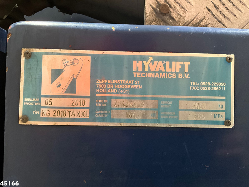 شاحنة نقل المخلفات DAF FAN 85 CF 460 Hyva 18 Ton portaalarmsysteem: صورة 20
