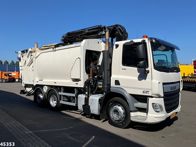 شاحنة النفايات DAF FAN CF 290 Euro 6 Hiab 21 Tonmeter laadkraan: صورة 6