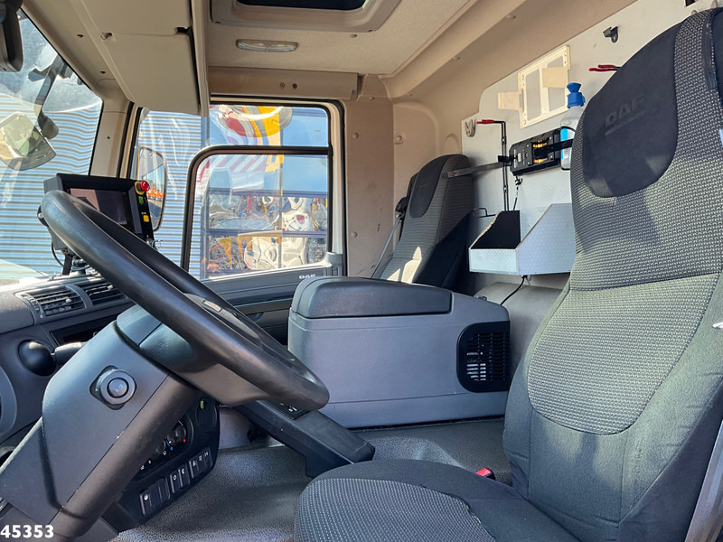 شاحنة النفايات DAF FAN CF 290 Euro 6 Hiab 21 Tonmeter laadkraan: صورة 16