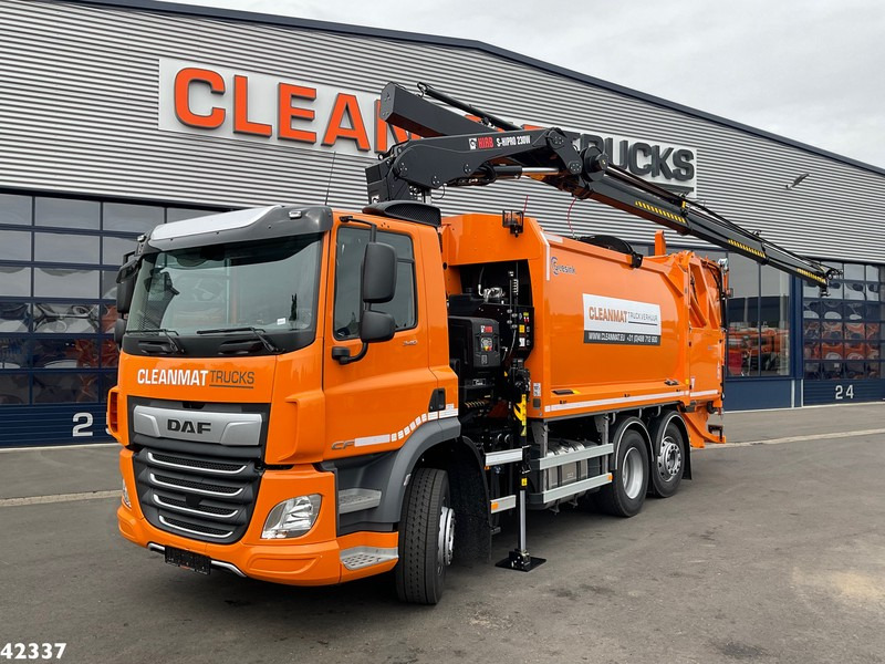 DAF FAN CF 340 Hiab 23 Tonmeter laadkraan - شاحنة النفايات: صورة 1 DAF FAN CF 340 Hiab 23 Tonmeter laadkraan - شاحنة النفايات: صورة 1