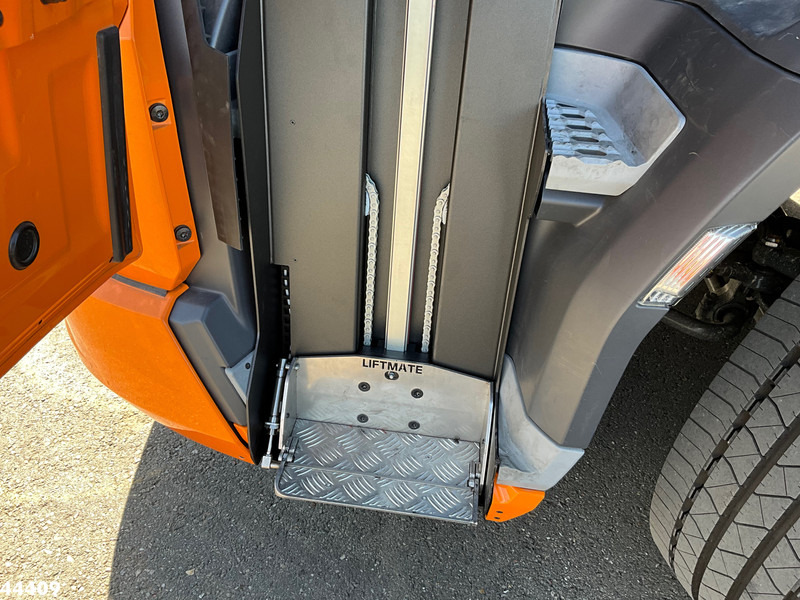 شاحنة النفايات DAF FAN XD 340 Hiab 23 Tonmeter laadkraan: صورة 9