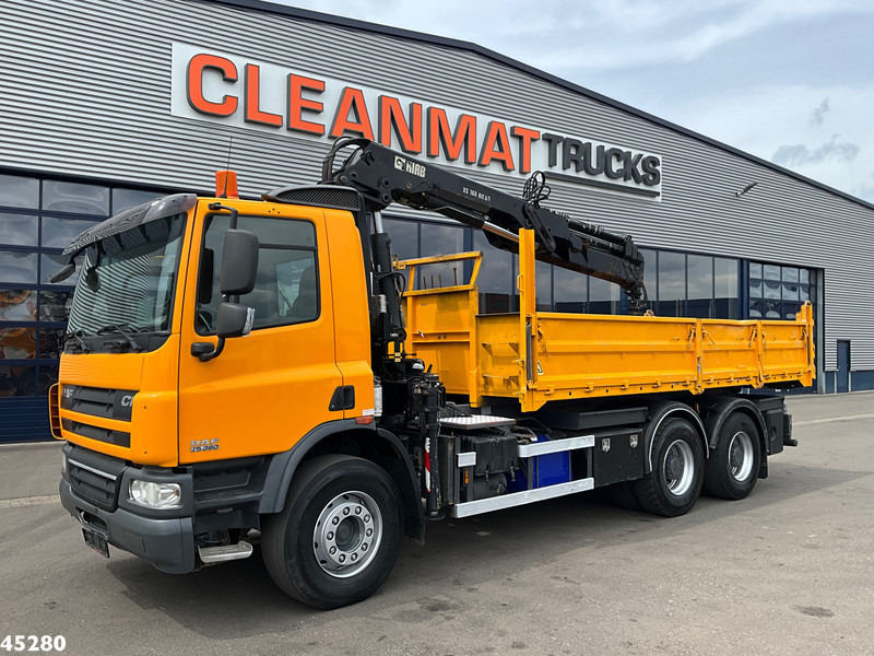 DAF FAT 75 CF 340 6x4 Manual Full steel Hiab 16 Tonmeter laadkraan - شاحنة قلاب, شاحنة كرين: صورة 3 DAF FAT 75 CF 340 6x4 Manual Full steel Hiab 16 Tonmeter laadkraan - شاحنة قلاب, شاحنة كرين: صورة 3
