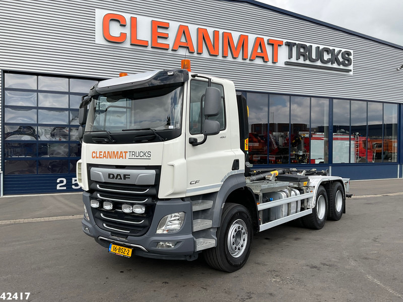 شاحنة ذات خطاف DAF FAT CF 480 6x4 Hyvalift 20 Ton haakarmsysteem: صورة 7