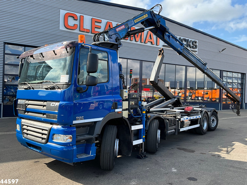 DAF FAX 85 CF 360 8x2 Euro 5 Hiab 16 Tonmeter laadkraan - شاحنة ذات خطاف, شاحنة كرين: صورة 1 DAF FAX 85 CF 360 8x2 Euro 5 Hiab 16 Tonmeter laadkraan - شاحنة ذات خطاف, شاحنة كرين: صورة 1
