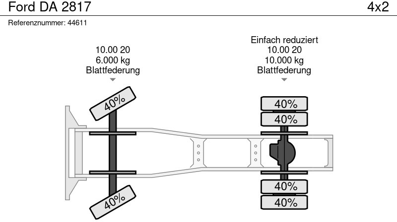 وحدة جر Ford DA 2817: صورة 11